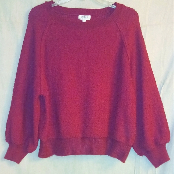 umgee Maroon Sweater​ - Picture 1 of 9